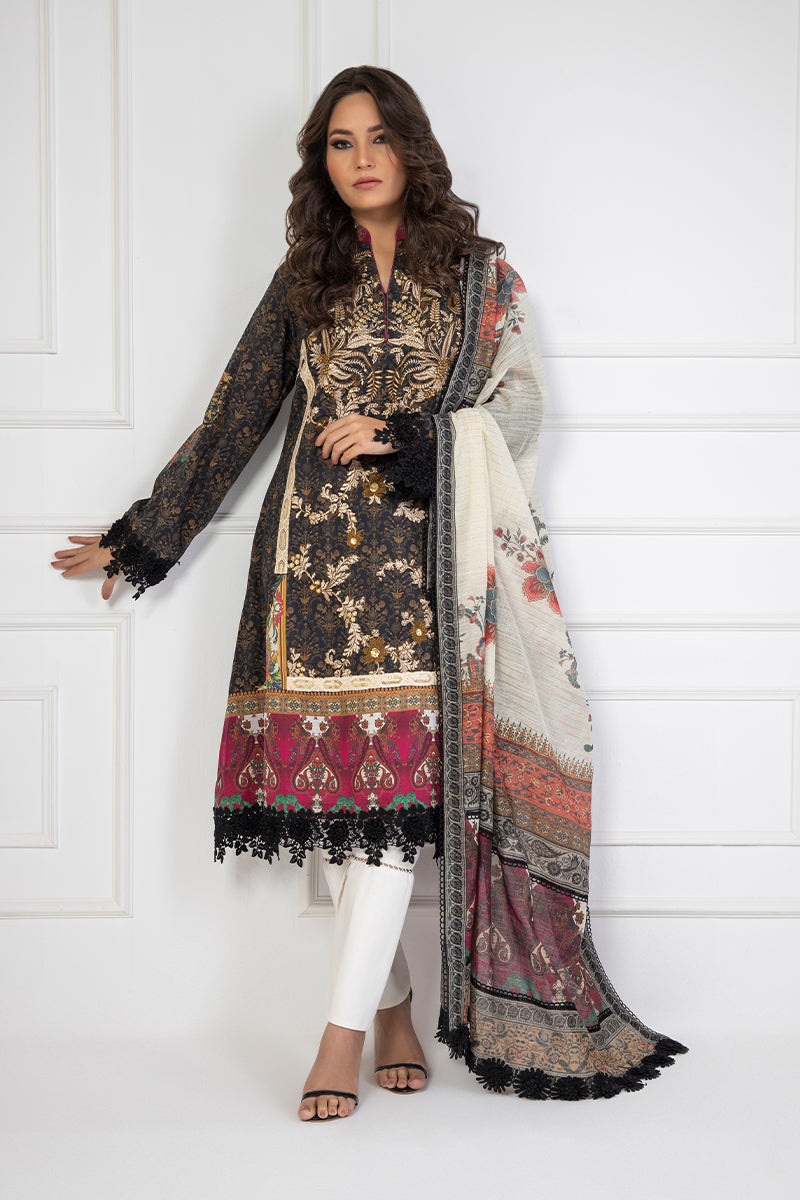Shamaeel Ansari | Bagh e Bahar Lawn | Shab-e-Gulzar - by Libasekhas UK - Registered Vendor of : Shamaeel Ansari - 100% Original Designer Dress