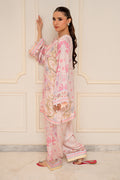 Fatima Khan | Layan Printed Eid Edit | Daisy Blush - by Libasekhas UK - Registered Vendor of : Fatima Khan - 100% Original Designer Dress