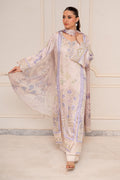 Fatima Khan | Layan Printed Eid Edit | Ivory Meadow - by Libasekhas UK - Registered Vendor of : Fatima Khan - 100% Original Designer Dress