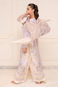 Fatima Khan | Layan Printed Eid Edit | Ivory Meadow - by Libasekhas UK - Registered Vendor of : Fatima Khan - 100% Original Designer Dress