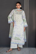 Fatima Khan | Layan Printed Eid Edit | Mint Riverie - by Libasekhas UK - Registered Vendor of : Fatima Khan - 100% Original Designer Dress