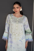 Fatima Khan | Layan Printed Eid Edit | Mint Riverie - by Libasekhas UK - Registered Vendor of : Fatima Khan - 100% Original Designer Dress