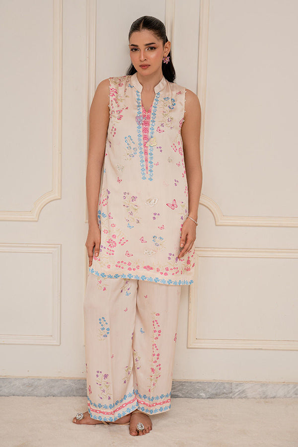 Fatima Khan | Layan Printed Eid Edit | Aveline - Coord Set - by Libasekhas UK - Registered Vendor of : Fatima Khan - 100% Original Designer Dress