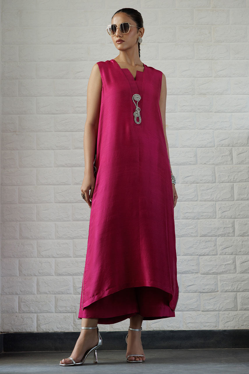 Deepak Perwani | Summer Festive 25 | Berry - by - Libasekhas UK - Registered Vendor of : Deepak Perwani - 100% Original Designer Dresss