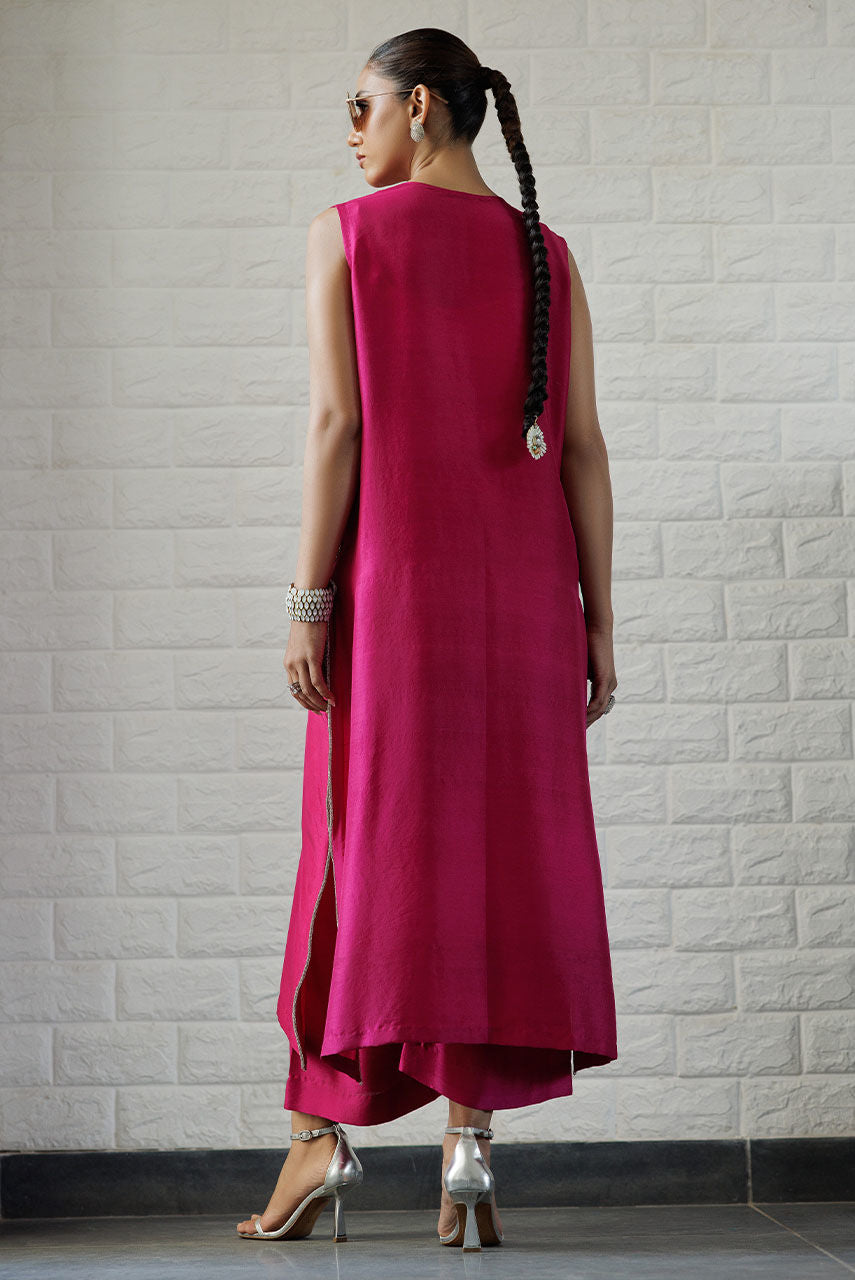 Deepak Perwani | Summer Festive 25 | Berry - by - Libasekhas UK - Registered Vendor of : Deepak Perwani - 100% Original Designer Dresss