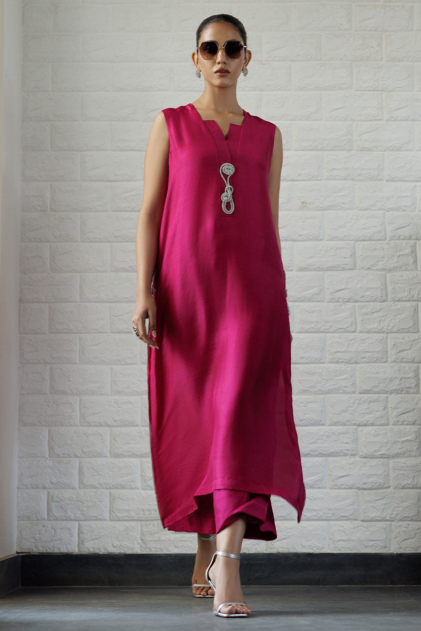 Deepak Perwani | Summer Festive 25 | Berry - by - Libasekhas UK - Registered Vendor of : Deepak Perwani - 100% Original Designer Dresss