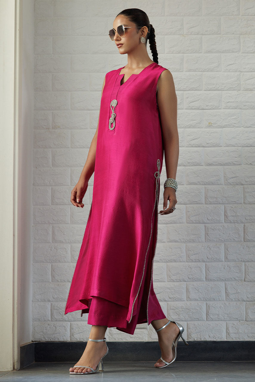Deepak Perwani | Summer Festive 25 | Berry - by - Libasekhas UK - Registered Vendor of : Deepak Perwani - 100% Original Designer Dresss