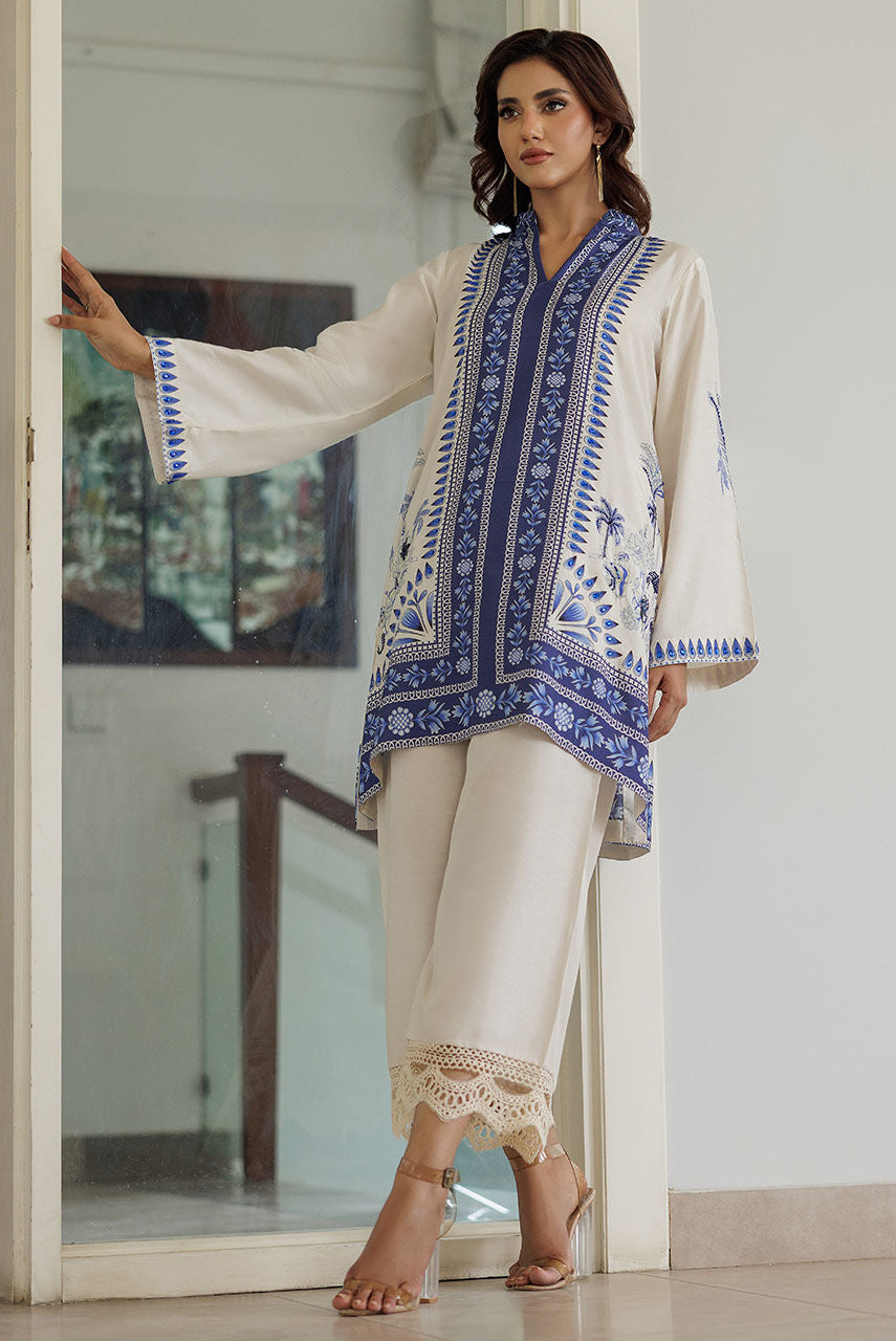 Deepak Perwani | Summer Festive 25 | Azure - by - Libasekhas UK - Registered Vendor of : Deepak Perwani - 100% Original Designer Dresss