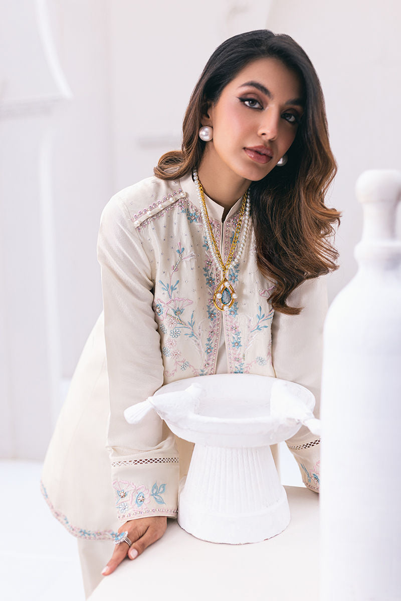 Ansab Jahangir | Luxe Pret Signature | ROSE - by - Libasekhas UK - Registered Vendor of : Ansab Jahangir - 100% Original Designer Dresss