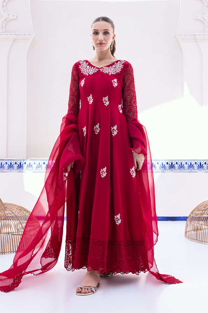 Ansab Jahangir | Luxe Pret Signature | ROUGE - by - Libasekhas UK - Registered Vendor of : Ansab Jahangir - 100% Original Designer Dresss