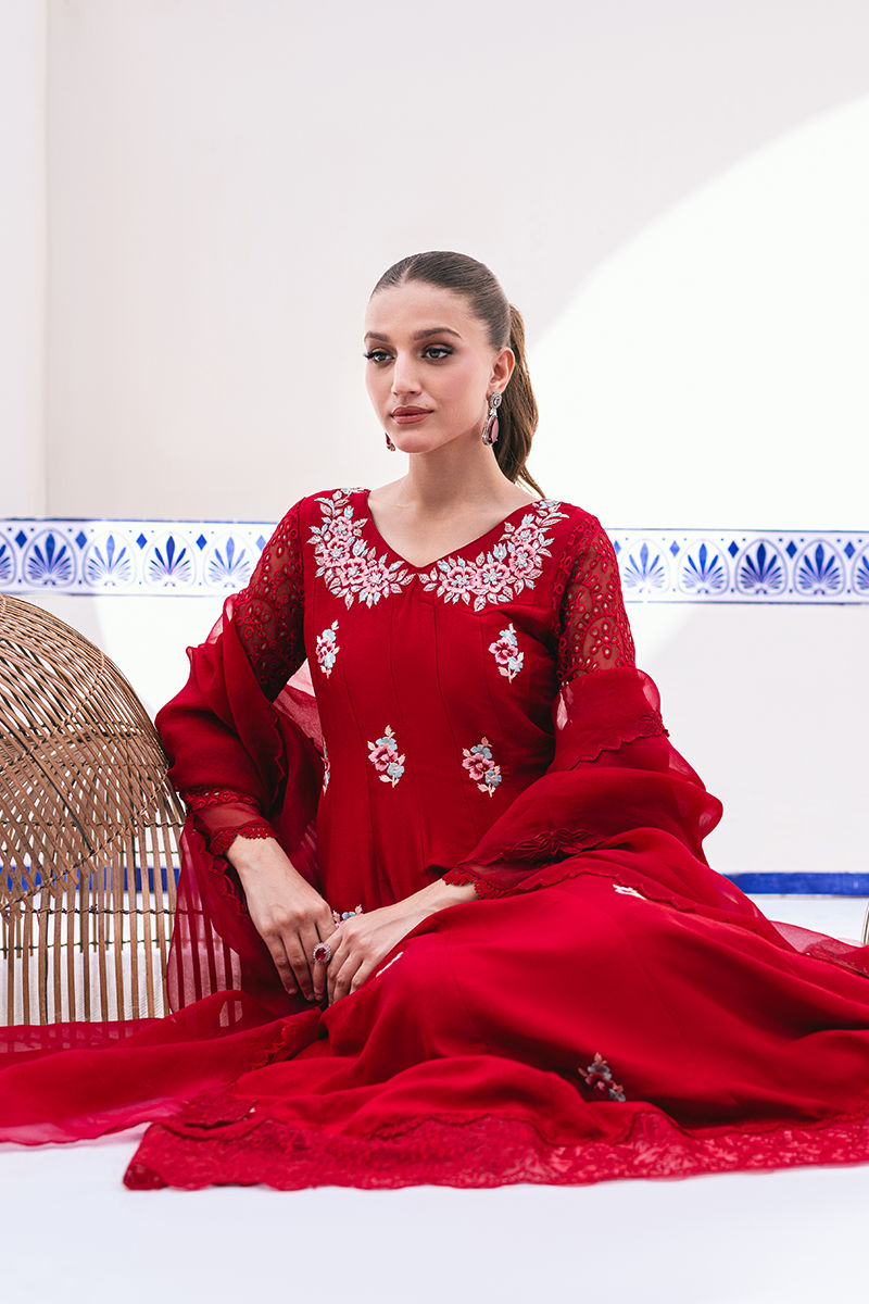 Ansab Jahangir | Luxe Pret Signature | ROUGE - by - Libasekhas UK - Registered Vendor of : Ansab Jahangir - 100% Original Designer Dresss