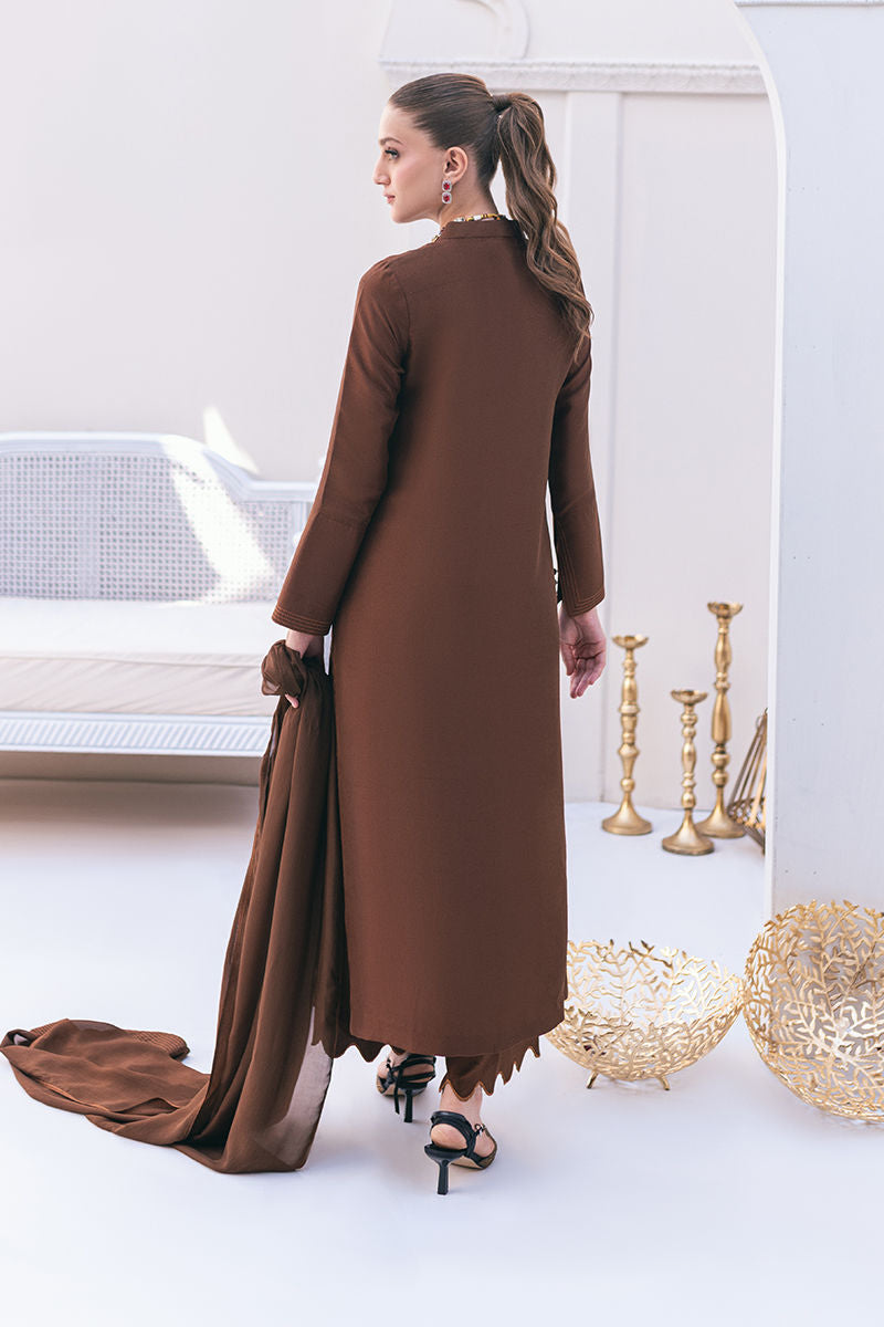 Ansab Jahangir | Luxe Pret Signature | SEPIA - by - Libasekhas UK - Registered Vendor of : Ansab Jahangir - 100% Original Designer Dresss