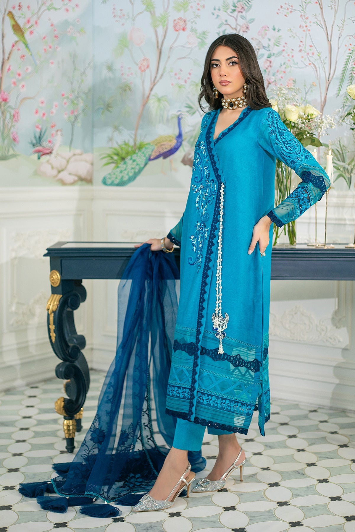 Annus Abrar | Sehr Eid Luxe | Enala - by - Libasekhas UK - Registered Vendor of : Annus Abrar - 100% Original Designer Dresss