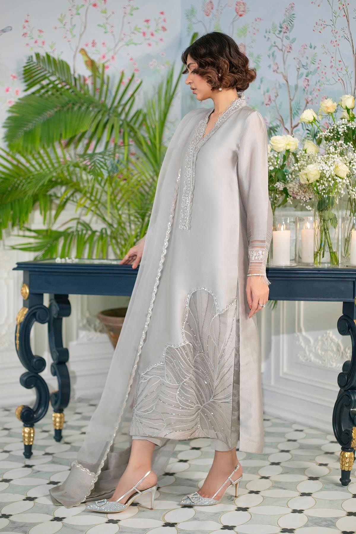 Annus Abrar | Sehr Eid Luxe | Lainey Grey - by - Libasekhas UK - Registered Vendor of : Annus Abrar - 100% Original Designer Dresss
