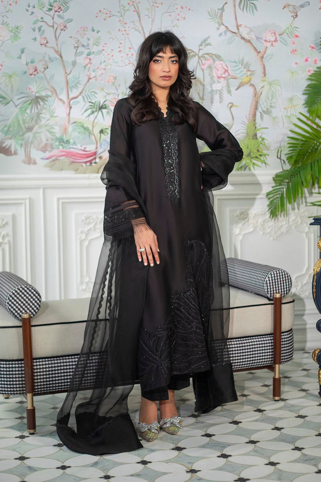 Annus Abrar | Sehr Eid Luxe | Lainey Black - by - Libasekhas UK - Registered Vendor of : Annus Abrar - 100% Original Designer Dresss