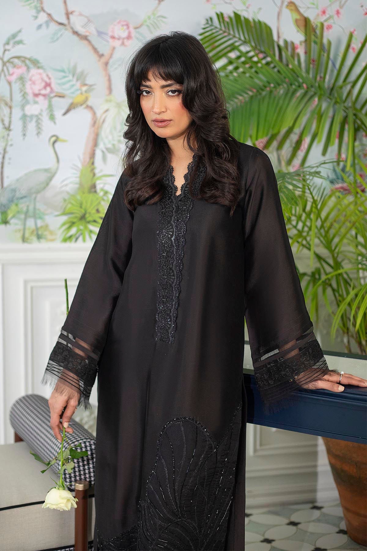 Annus Abrar | Sehr Eid Luxe | Lainey Black - by - Libasekhas UK - Registered Vendor of : Annus Abrar - 100% Original Designer Dresss