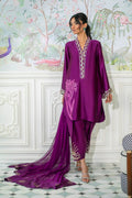 Annus Abrar | Sehr Eid Luxe | Melanie Plum - by - Libasekhas UK - Registered Vendor of : Annus Abrar - 100% Original Designer Dresss