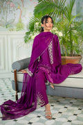 Annus Abrar | Sehr Eid Luxe | Melanie Plum - by - Libasekhas UK - Registered Vendor of : Annus Abrar - 100% Original Designer Dresss