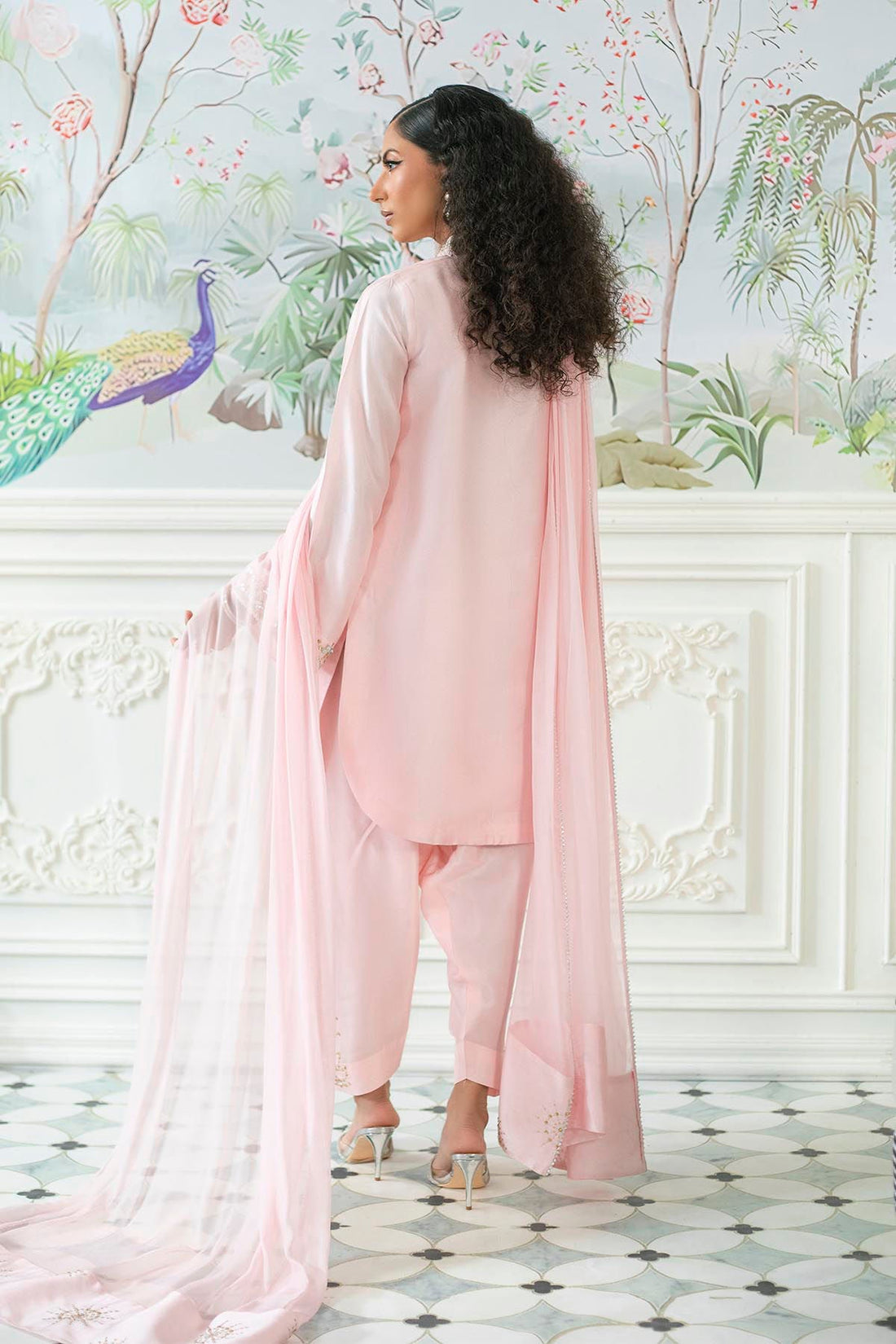 Annus Abrar | Sehr Eid Luxe | Melanie Rose Pink - by - Libasekhas UK - Registered Vendor of : Annus Abrar - 100% Original Designer Dresss