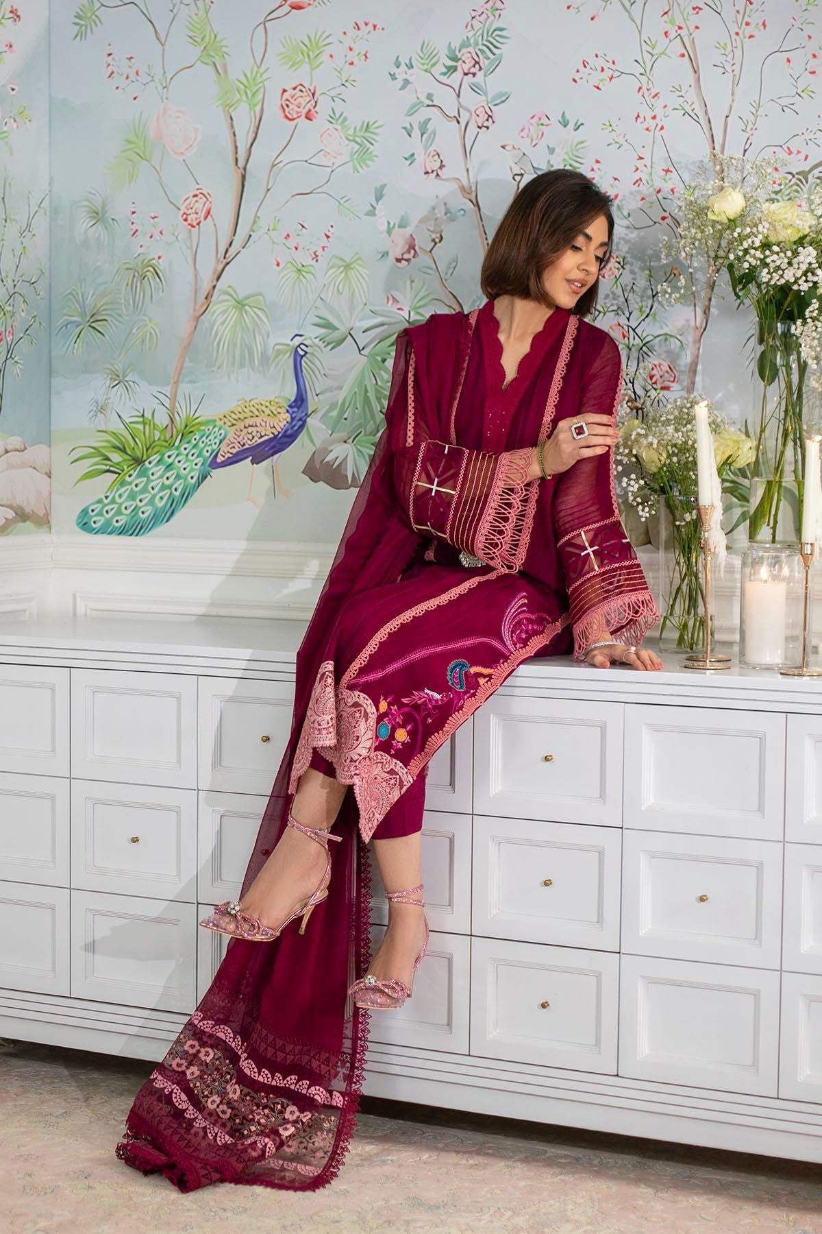 Annus Abrar | Sehr Eid Luxe | Sienna - by - Libasekhas UK - Registered Vendor of : Annus Abrar - 100% Original Designer Dresss