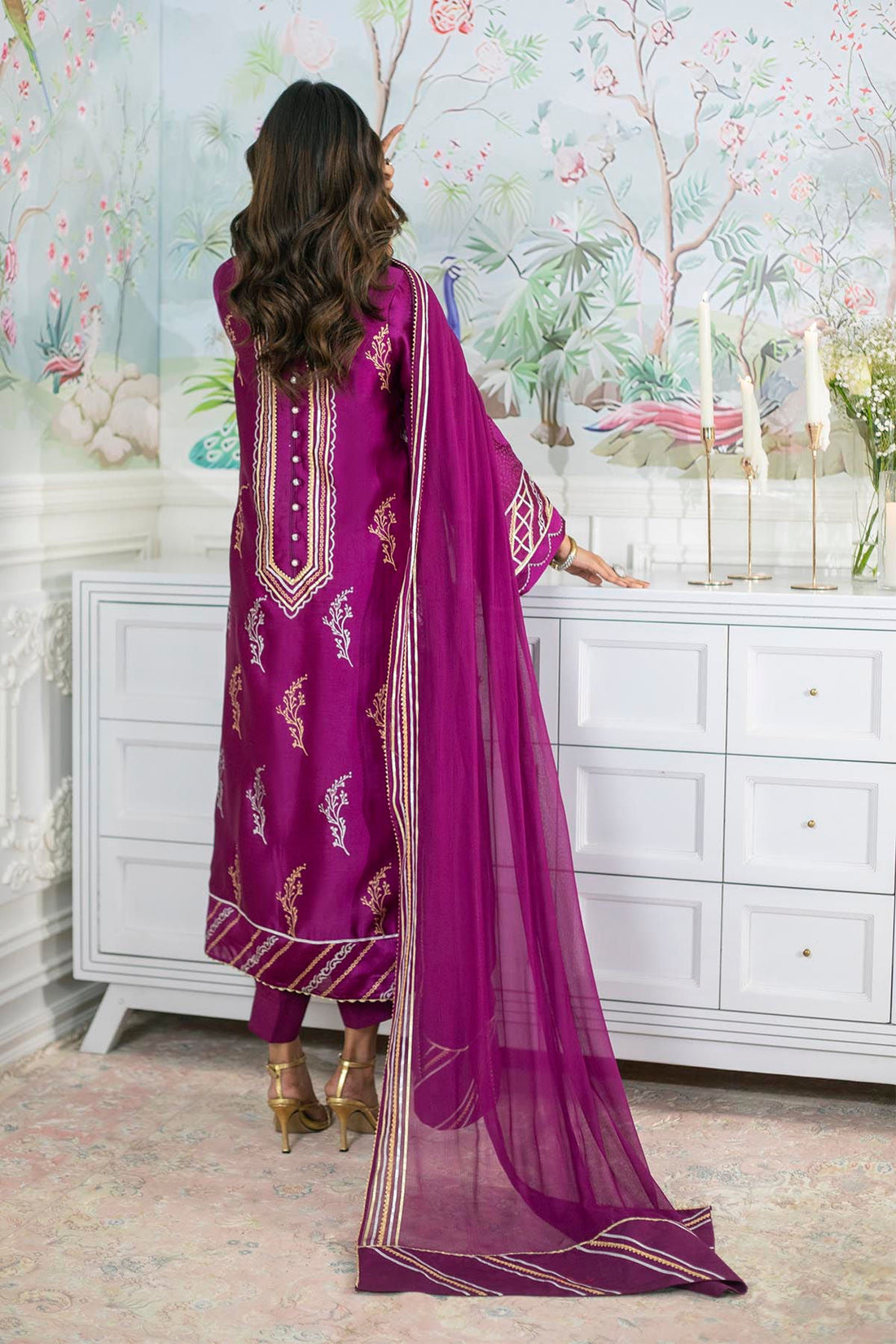 Annus Abrar | Sehr Eid Luxe | Emery - Violet - by - Libasekhas UK - Registered Vendor of : Annus Abrar - 100% Original Designer Dresss