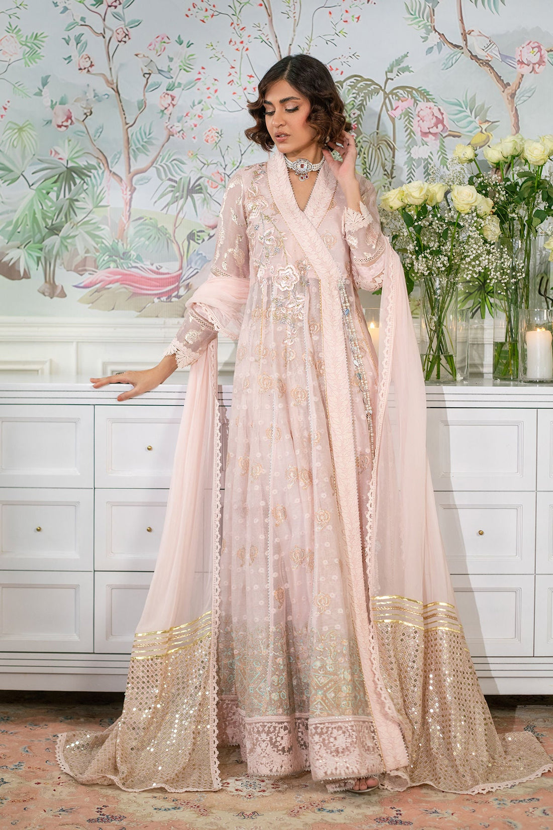 Annus Abrar | Sehr Eid Luxe | Nadi Blush - by - Libasekhas UK - Registered Vendor of : Annus Abrar - 100% Original Designer Dresss