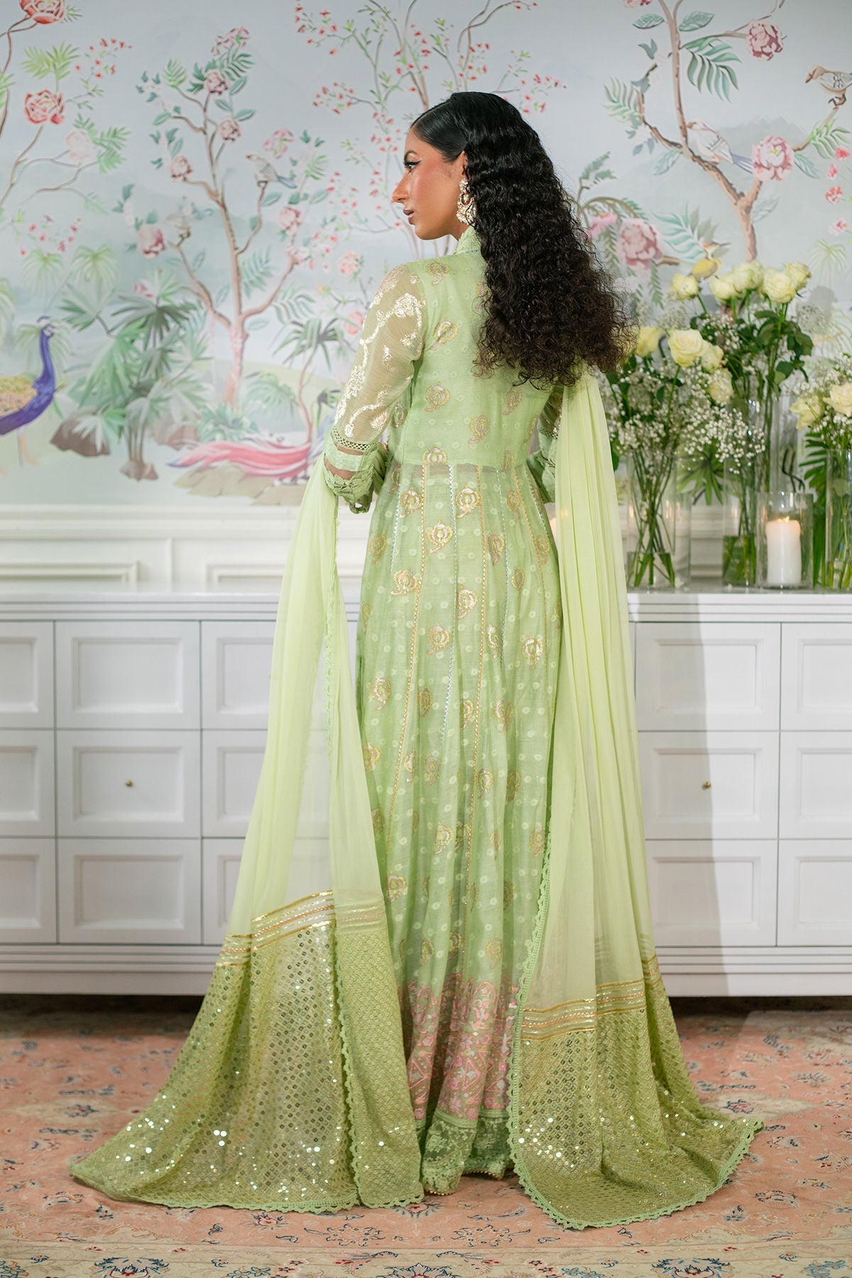 Annus Abrar | Sehr Eid Luxe | Nadi Mint - by - Libasekhas UK - Registered Vendor of : Annus Abrar - 100% Original Designer Dresss
