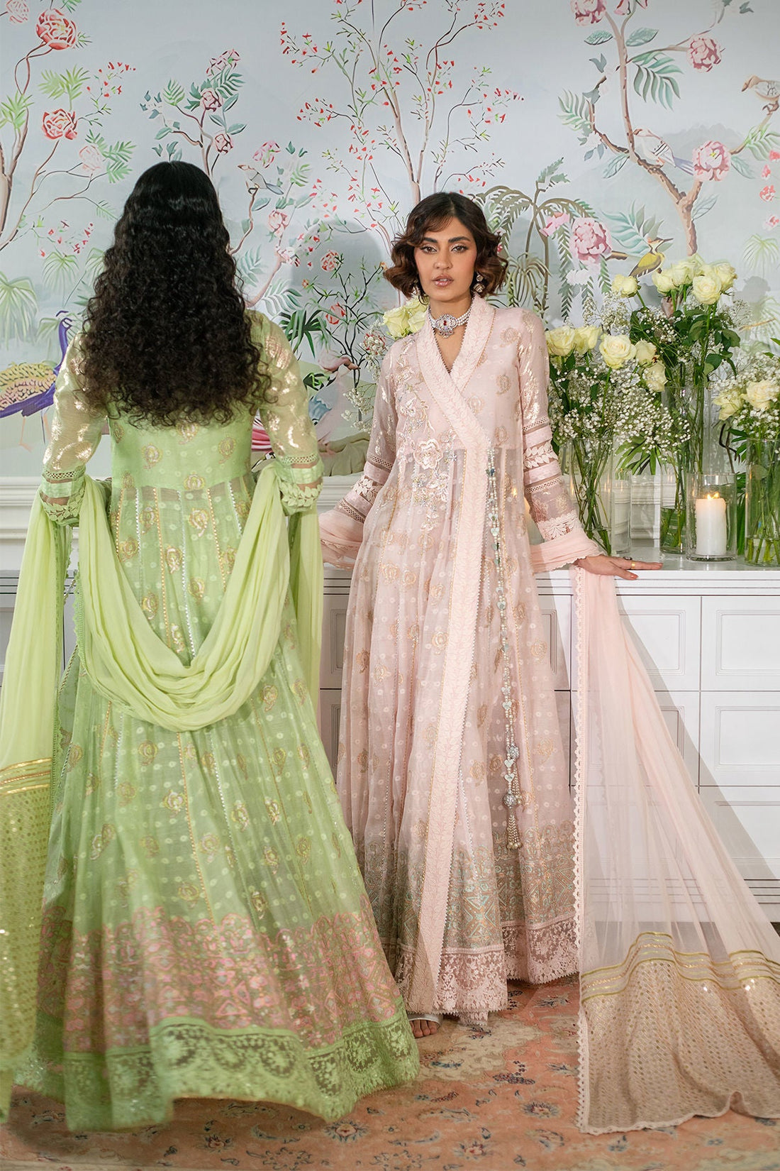 Annus Abrar | Sehr Eid Luxe | Nadi Mint - by - Libasekhas UK - Registered Vendor of : Annus Abrar - 100% Original Designer Dresss