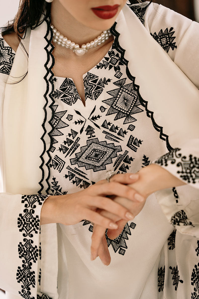 Ansab Jahangir | Luxe Pret Signature | Snowstorm - by - Libasekhas UK - Registered Vendor of : Ansab Jahangir - 100% Original Designer Dresss