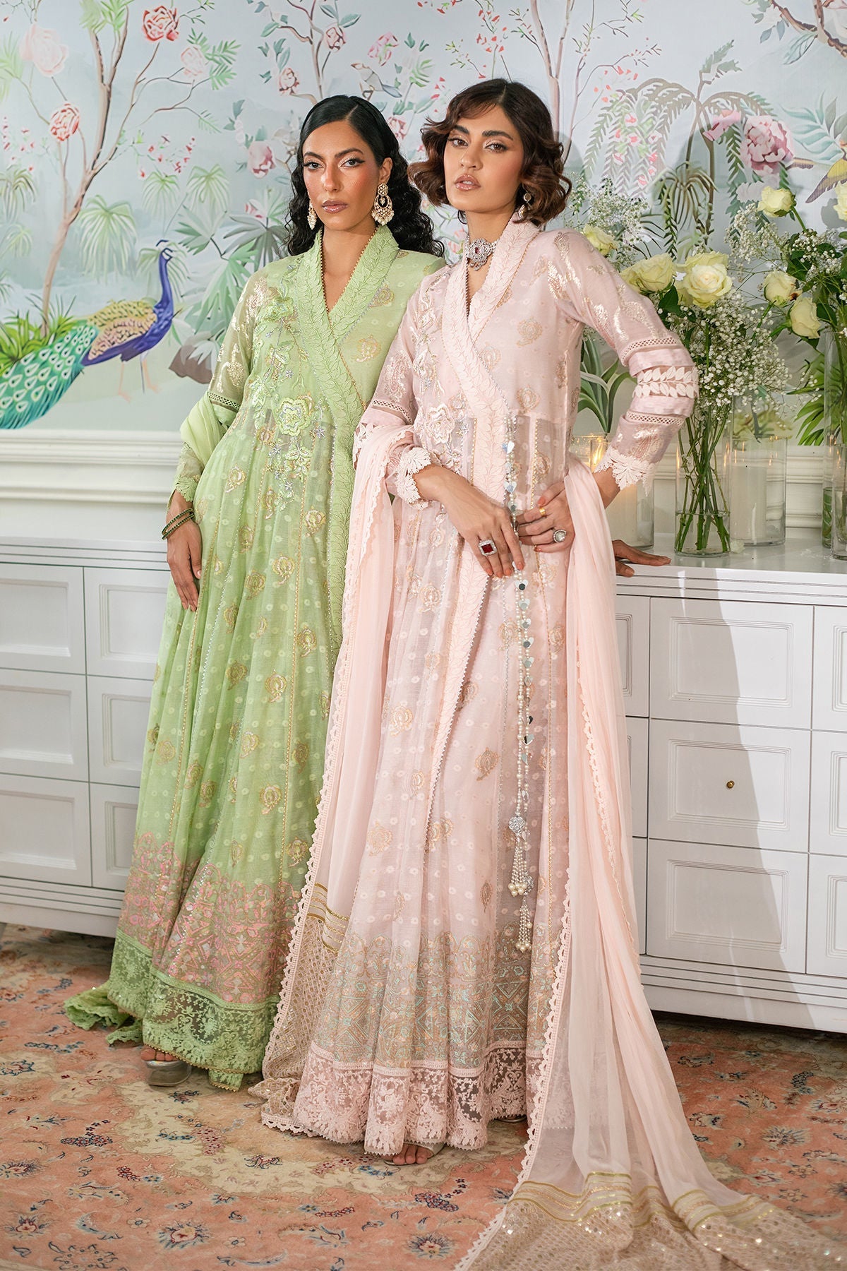 Annus Abrar | Sehr Eid Luxe | Nadi Mint - by - Libasekhas UK - Registered Vendor of : Annus Abrar - 100% Original Designer Dresss