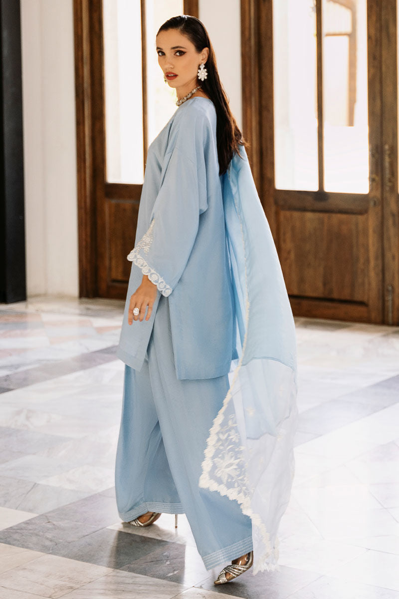 Ansab Jahangir | Luxe Pret Signature | Delphinium - by - Libasekhas UK - Registered Vendor of : Ansab Jahangir - 100% Original Designer Dresss