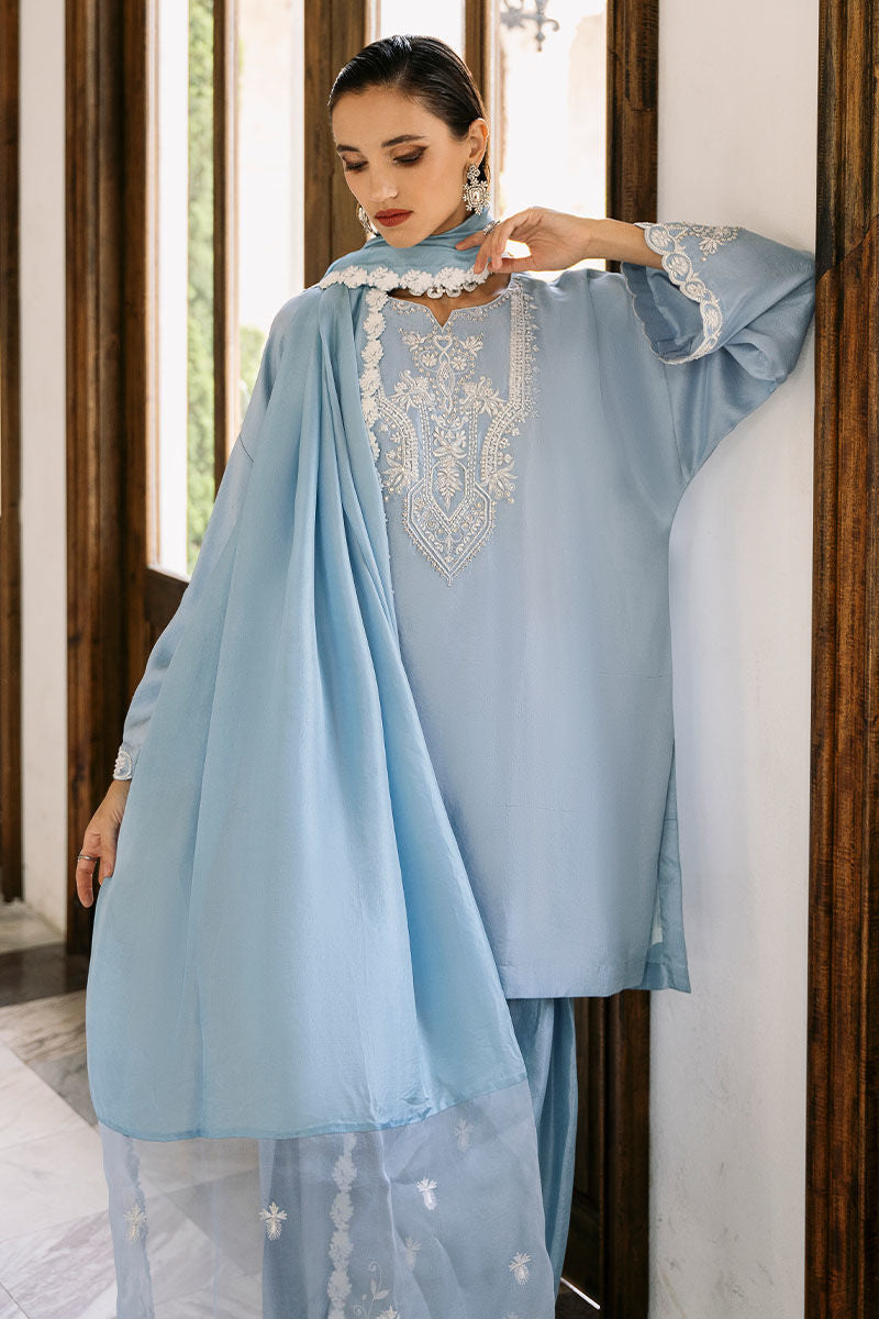 Ansab Jahangir | Luxe Pret Signature | Delphinium - by - Libasekhas UK - Registered Vendor of : Ansab Jahangir - 100% Original Designer Dresss