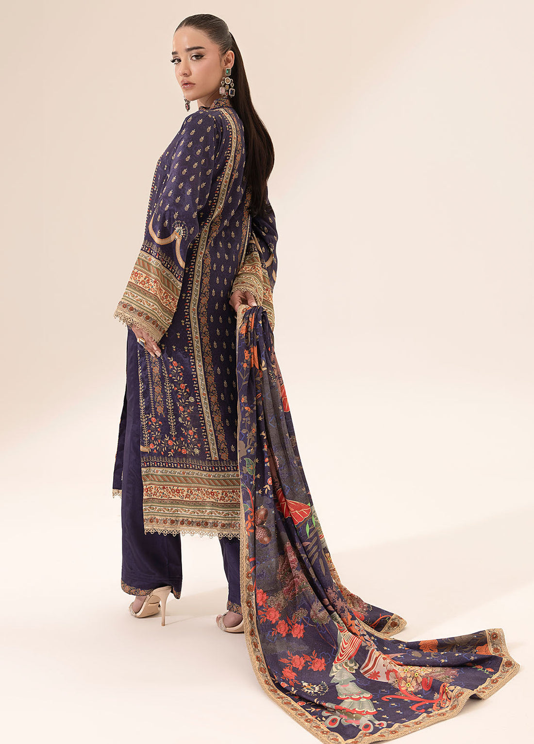 Sahane | Suay Silk Handwork Edit | CT-15006 ETHER - SUAY - by - Libasekhas UK - Registered Vendor of : Sahane - 100% Original Designer Dresss