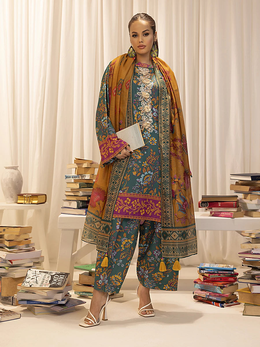 Salitex | Sibel Printed Lawn Silk | ST-03 - by - Libasekhas UK - Registered Vendor of : Salitex - 100% Original Designer Dresss