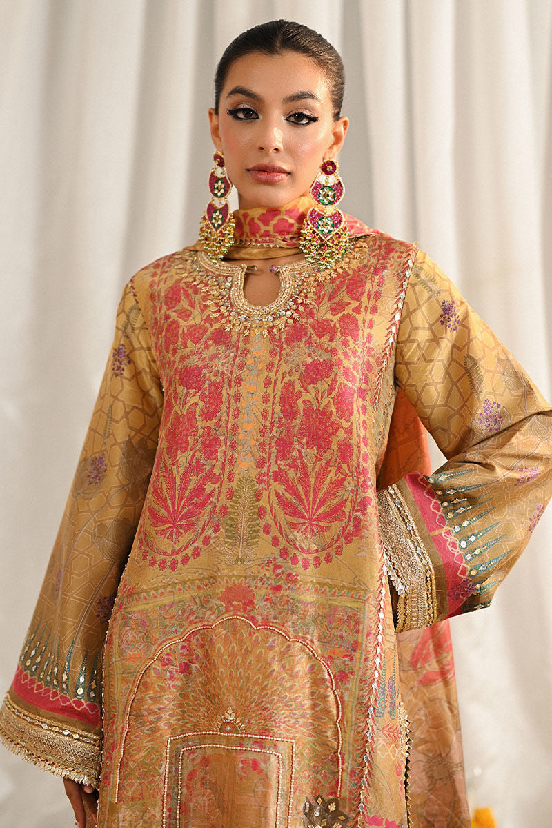 Ansab Jahangir | Digital Silk | Asmara Shirt and Dupatta - by Libasekhas UK - Registered Vendor of : Ansab Jahangir - 100% Original Designer Dress
