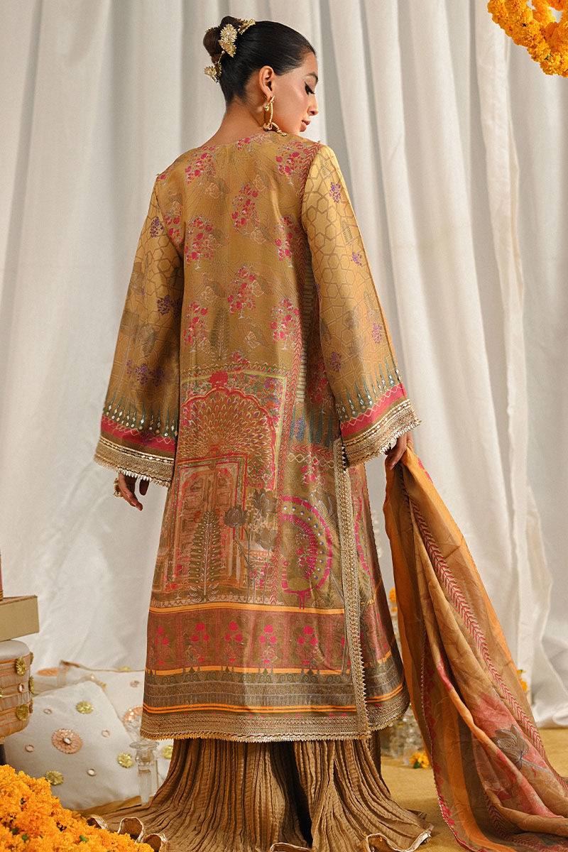 Ansab Jahangir | Digital Silk | Asmara Shirt and Dupatta - by Libasekhas UK - Registered Vendor of : Ansab Jahangir - 100% Original Designer Dress