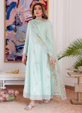 Farah Talib Aziz | Luna Eid Collection 24 | ELYSSIA MINT - by - Libasekhas UK - Registered Vendor of : Farah Talib Aziz - 100% Original Designer Dresss