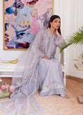 Farah Talib Aziz | Luna Eid Collection 24 | ODETTE SILVER GREY - by - Libasekhas UK - Registered Vendor of : Farah Talib Aziz - 100% Original Designer Dresss