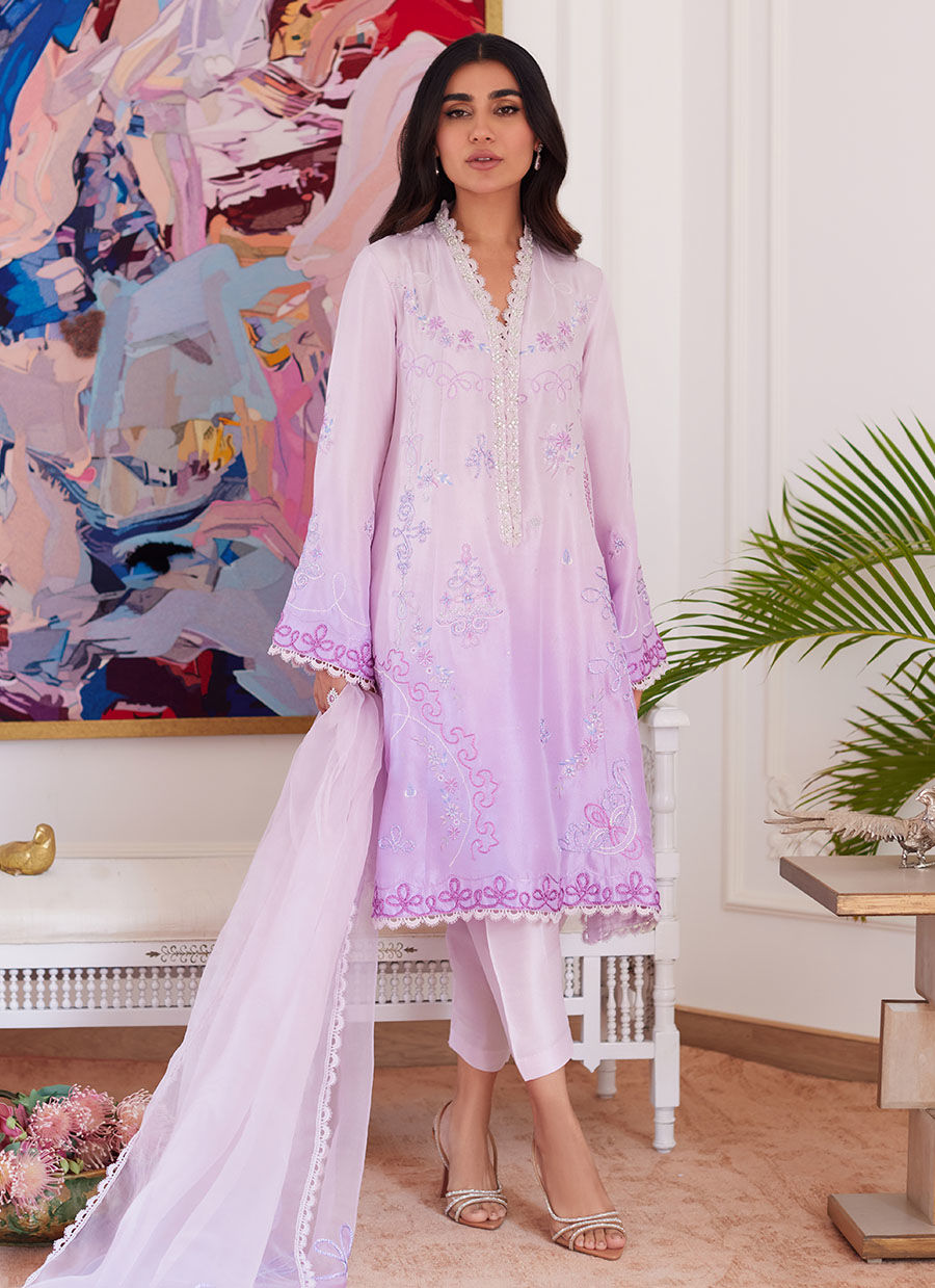 Farah Talib Aziz | Luna Eid Collection 24 | LAVINIA OMBRE - by - Libasekhas UK - Registered Vendor of : Farah Talib Aziz - 100% Original Designer Dresss