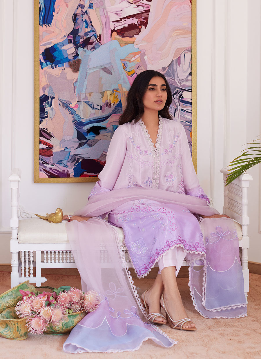 Farah Talib Aziz | Luna Eid Collection 24 | LAVINIA OMBRE - by - Libasekhas UK - Registered Vendor of : Farah Talib Aziz - 100% Original Designer Dresss