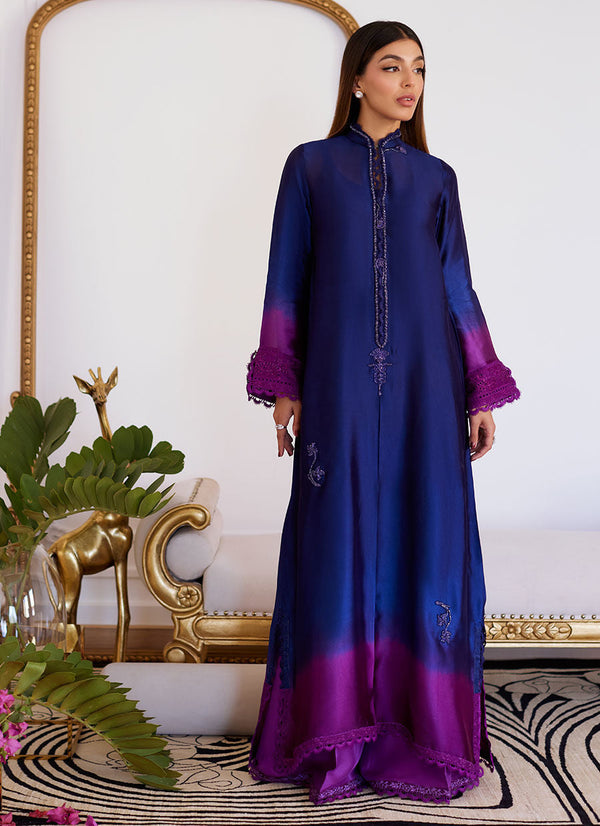 Farah Talib Aziz | Luna Eid Collection 24 | MORGANA OMBRE - by - Libasekhas UK - Registered Vendor of : Farah Talib Aziz - 100% Original Designer Dresss