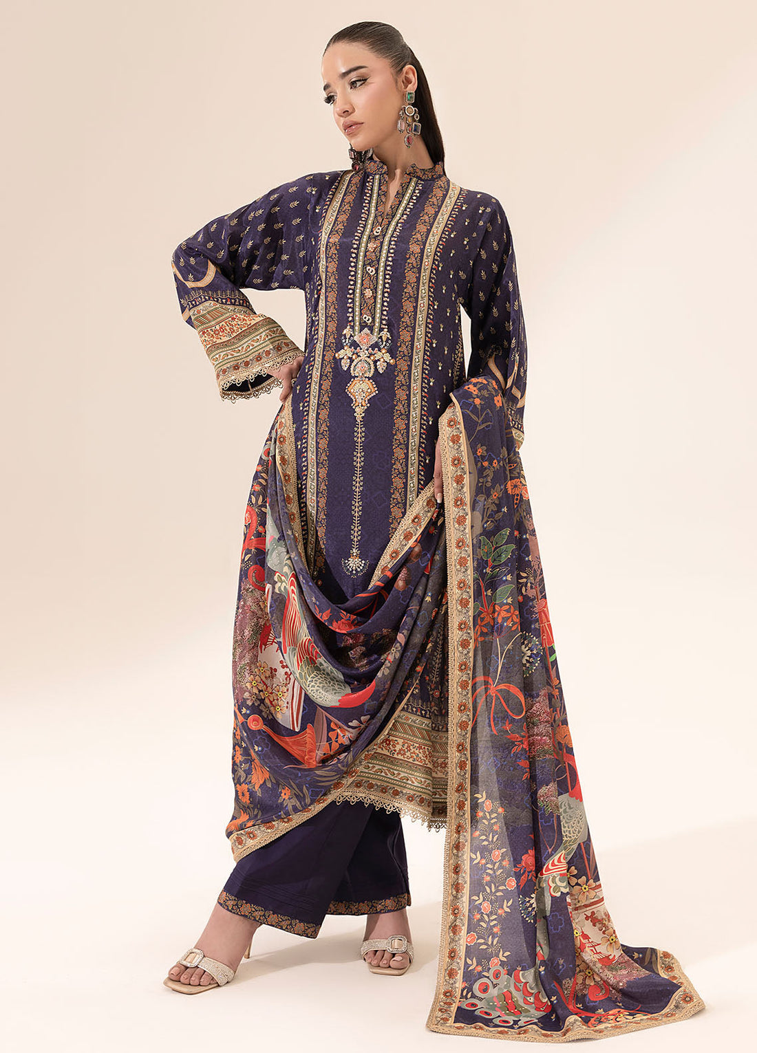 Sahane | Suay Silk Handwork Edit | CT-15006 ETHER - SUAY - by - Libasekhas UK - Registered Vendor of : Sahane - 100% Original Designer Dresss