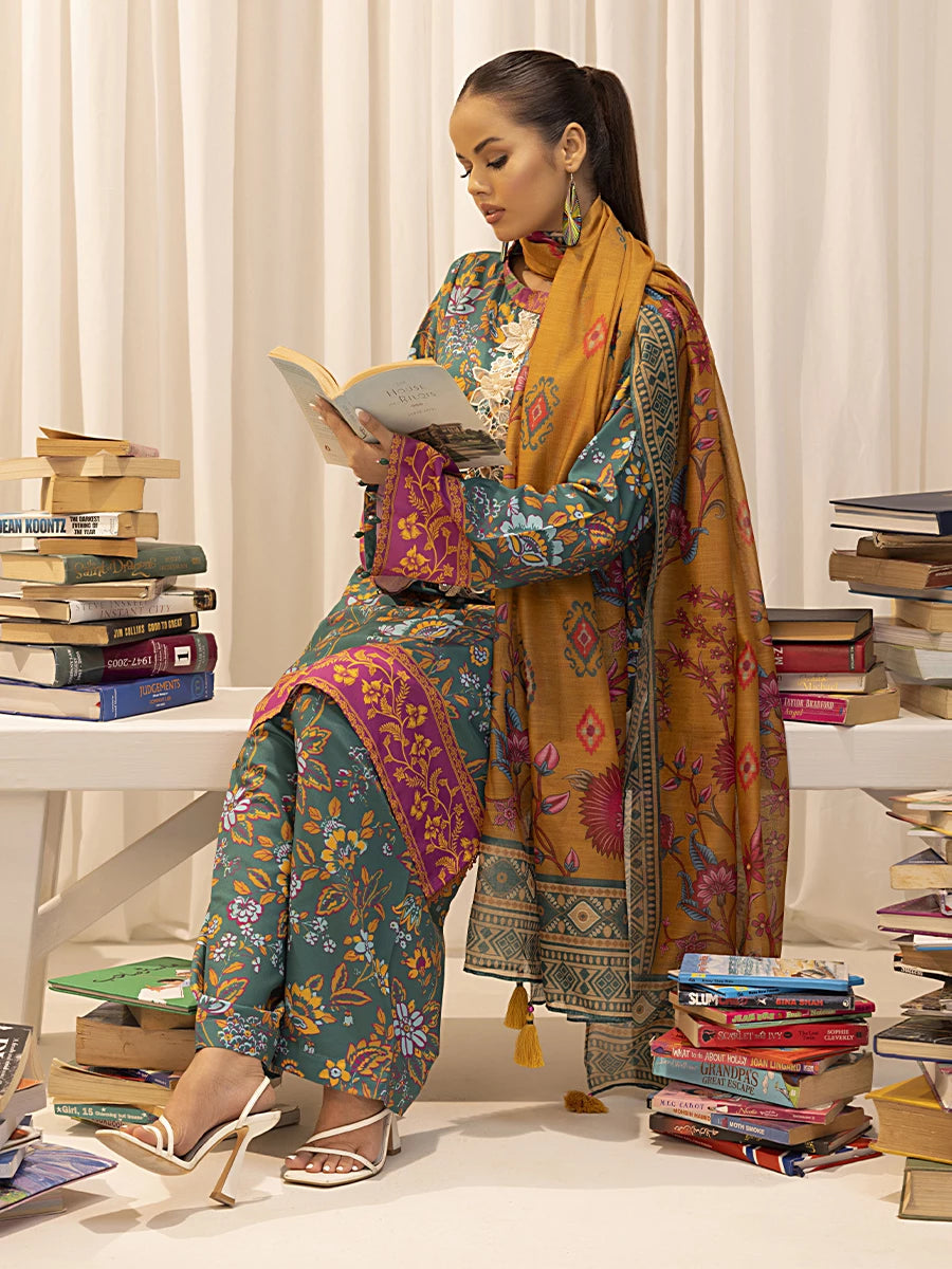Salitex | Sibel Printed Lawn Silk | ST-03 - by - Libasekhas UK - Registered Vendor of : Salitex - 100% Original Designer Dresss