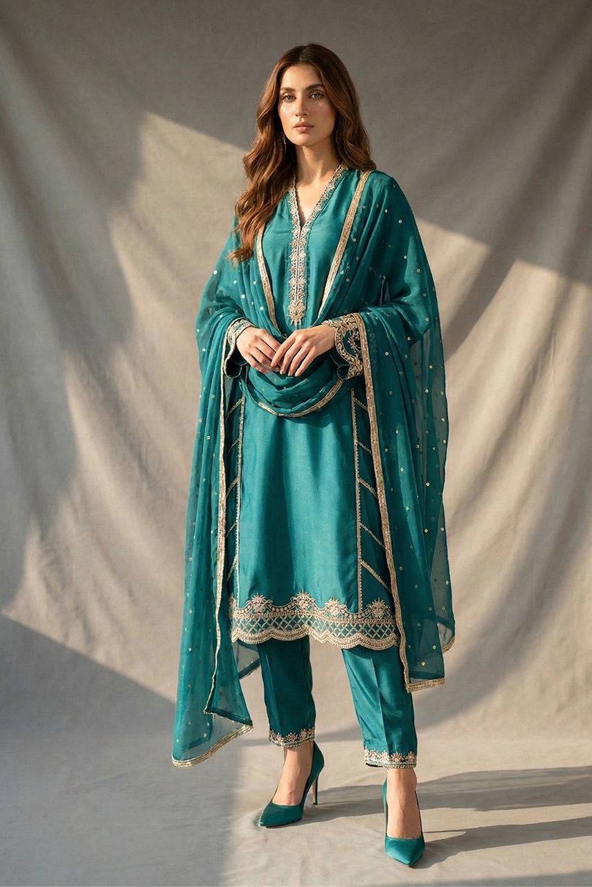 Deepak Perwani | Nazia Eid Edit 26 | KTD4201 - by Libasekhas UK - Registered Vendor of : Deepak Perwani - 100% Original Designer Dress