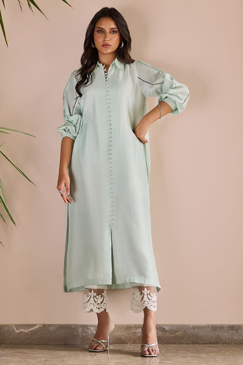 Deepak Perwani | Nazia Eid Edit 26 | Mint Glaze - by Libasekhas UK - Registered Vendor of : Deepak Perwani - 100% Original Designer Dress