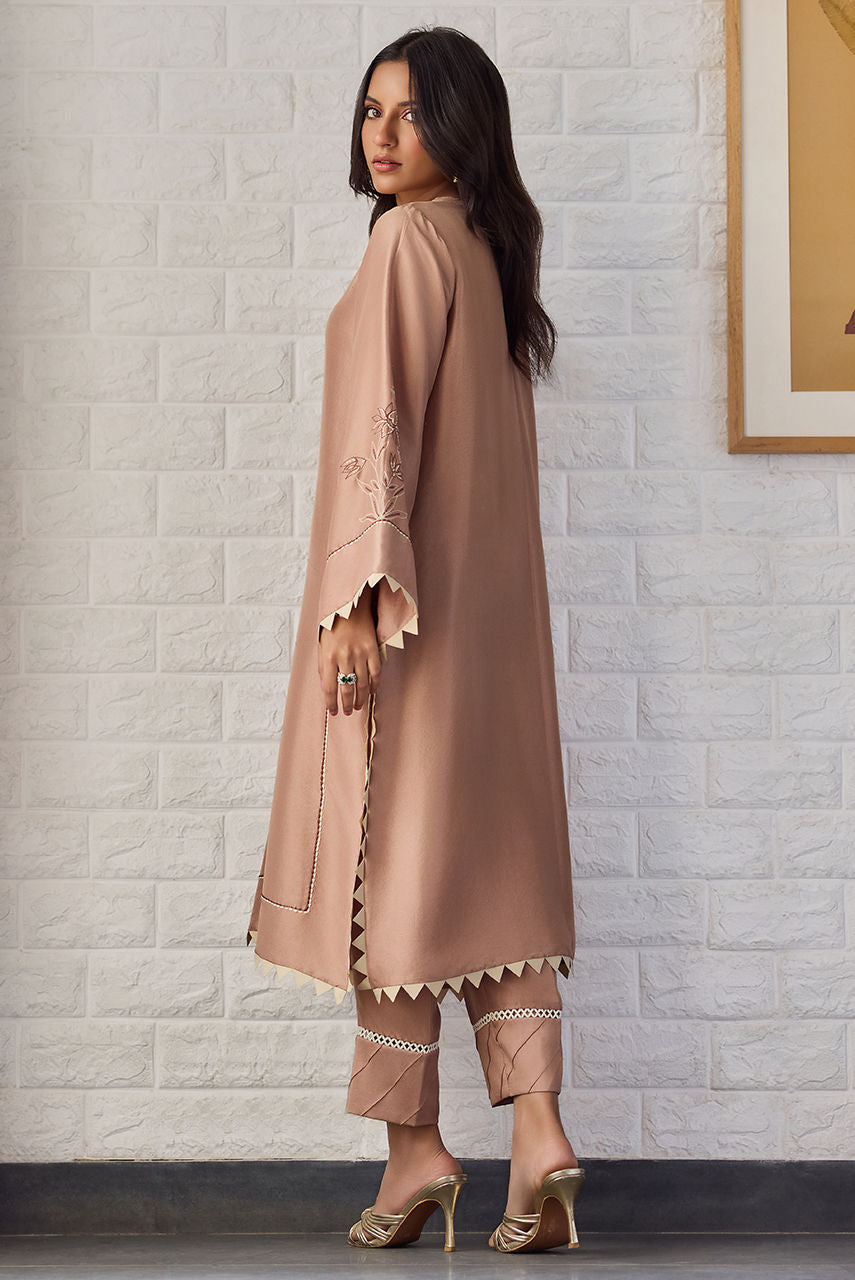 Deepak Perwani | Nazia Eid Edit 26 | Mocha - by Libasekhas UK - Registered Vendor of : Deepak Perwani - 100% Original Designer Dress