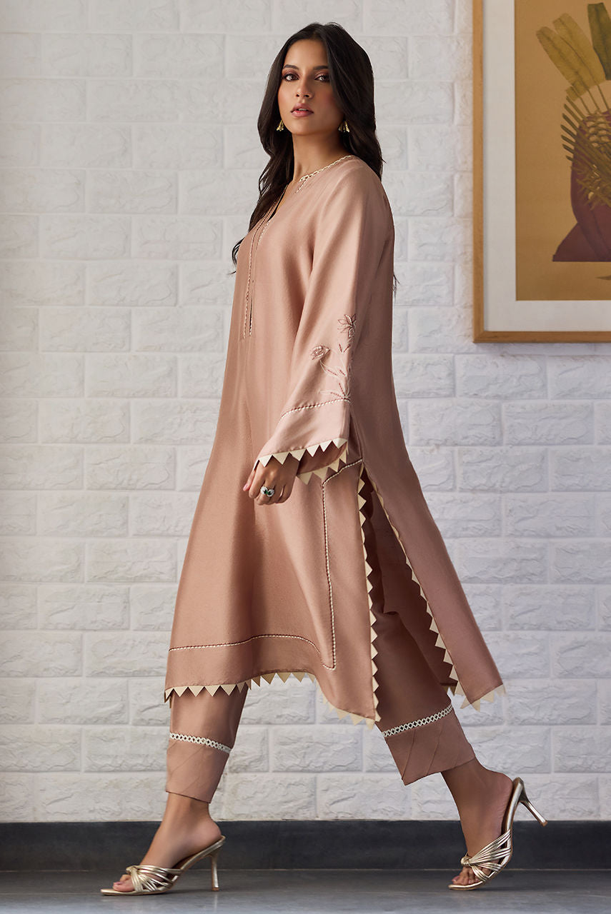 Deepak Perwani | Nazia Eid Edit 26 | Mocha - by Libasekhas UK - Registered Vendor of : Deepak Perwani - 100% Original Designer Dress
