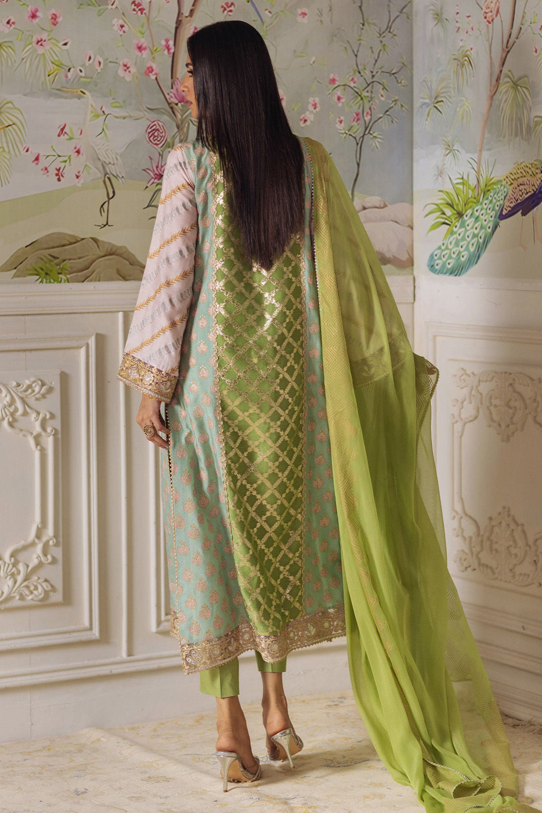 Annus Abrar | Elemental Festive | Nishba (Shirt, Pants and Dupatta) - by Libasekhas UK - Registered Vendor of : Annus Abrar - 100% Original Designer Dress