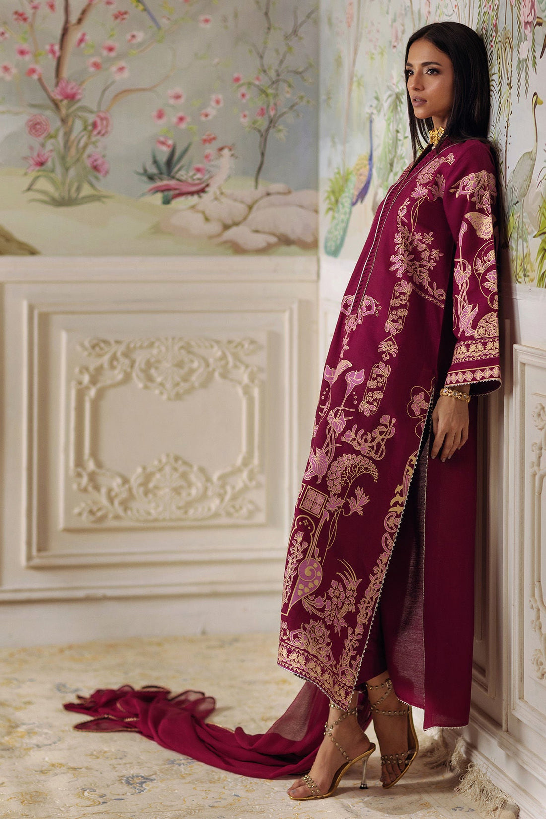 Annus Abrar | Elemental Festive | Renali (Shirt, Pants and Dupatta) - by Libasekhas UK - Registered Vendor of : Annus Abrar - 100% Original Designer Dress