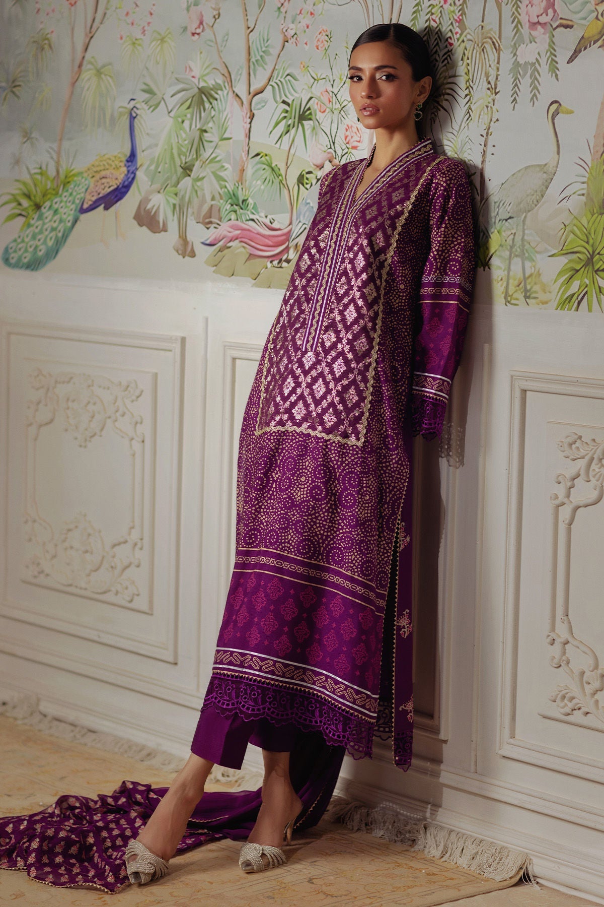 Annus Abrar | Elemental Festive | Hurmia (Shirt, Pants and Dupatta) - by Libasekhas UK - Registered Vendor of : Annus Abrar - 100% Original Designer Dress